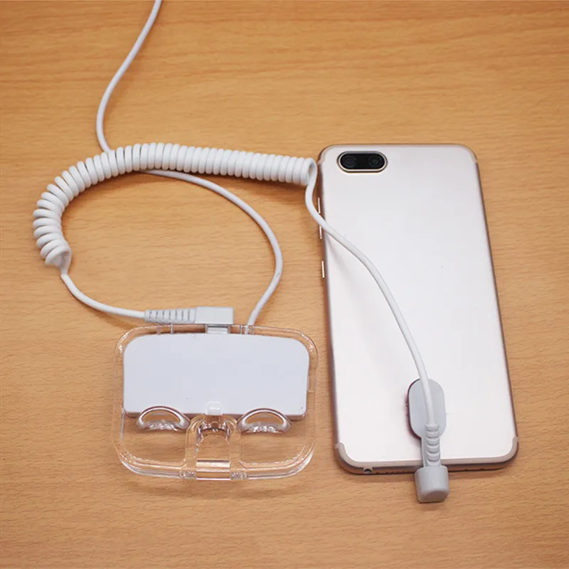 Factory wholesale universal anti-theft alarm security system display holder device charger for retail phone shop