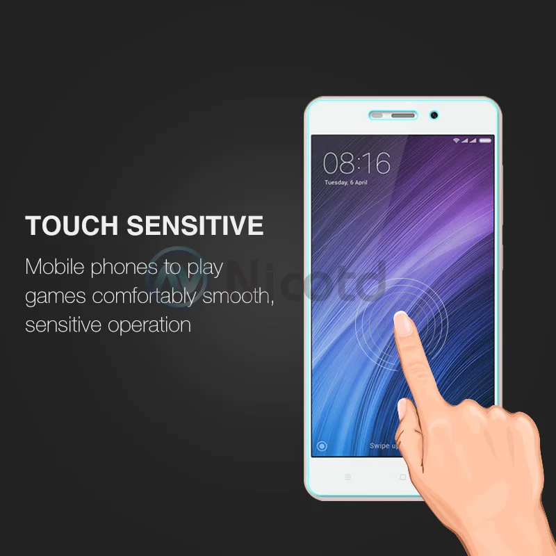 Nicotd 2.5D 9H Premium Tempered Glass For Xiaomi Redmi 4A 5.0inch Screen Protector Toughened protective film For Xiaomi Redmi 4A (3)