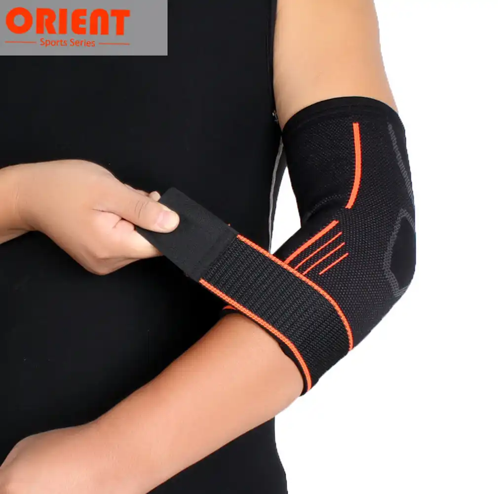 Outdoor Sports Elbow Support Brace Pad Injury Aid Strap Band Arm Elastic Sleeve Bandage Pads