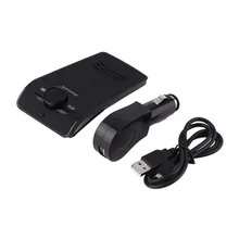 Wireless Bluetooth Handsfree Car Kit Speakerphone Sun visor Clip 10m Distance For iPhone with Car Charger