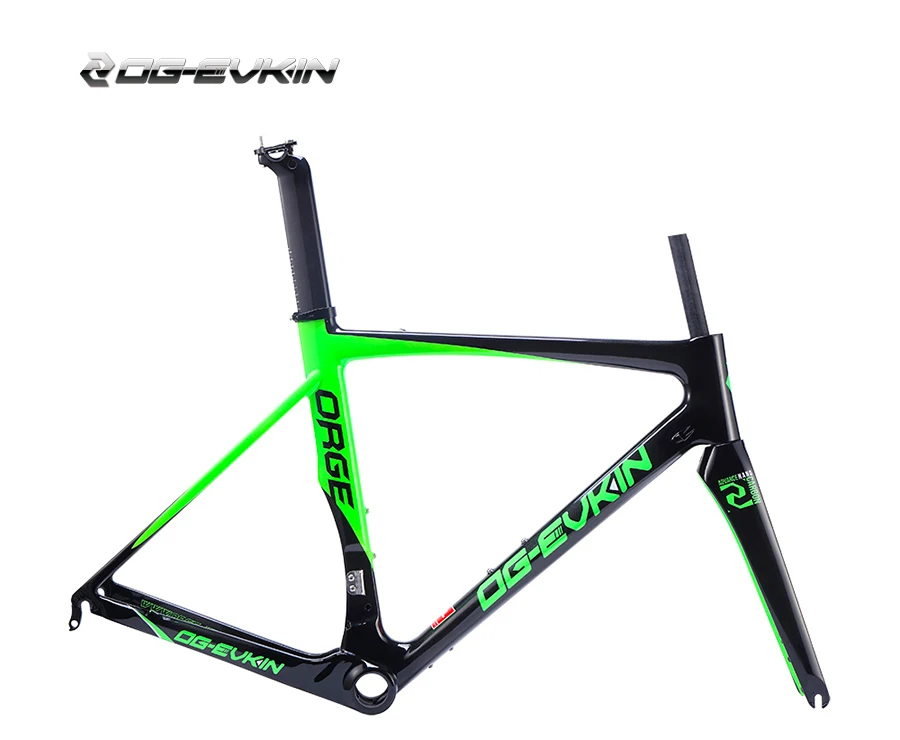 Excellent Light T1000 Carbon Road Frame 3k Road Bike Frameset Glossy Di2 And Mechanism Brake Road Frames Carbon 1-1/4" 1-1/2" 0