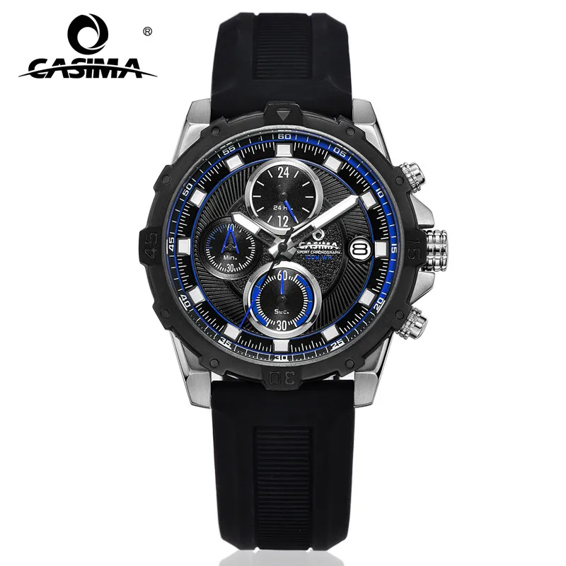 Часы CASIMA 8306 мужские модные спортивные повседневные с хронографом кварцевые