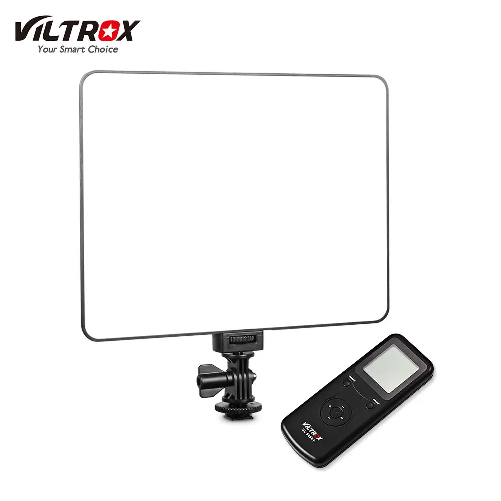 

VILTROX VL-200B 12.4'' Wireless Remote Photo Dimmable Camera Video Studio LED Light Ultra Thin+DC Power Adapter for Canon Nikon
