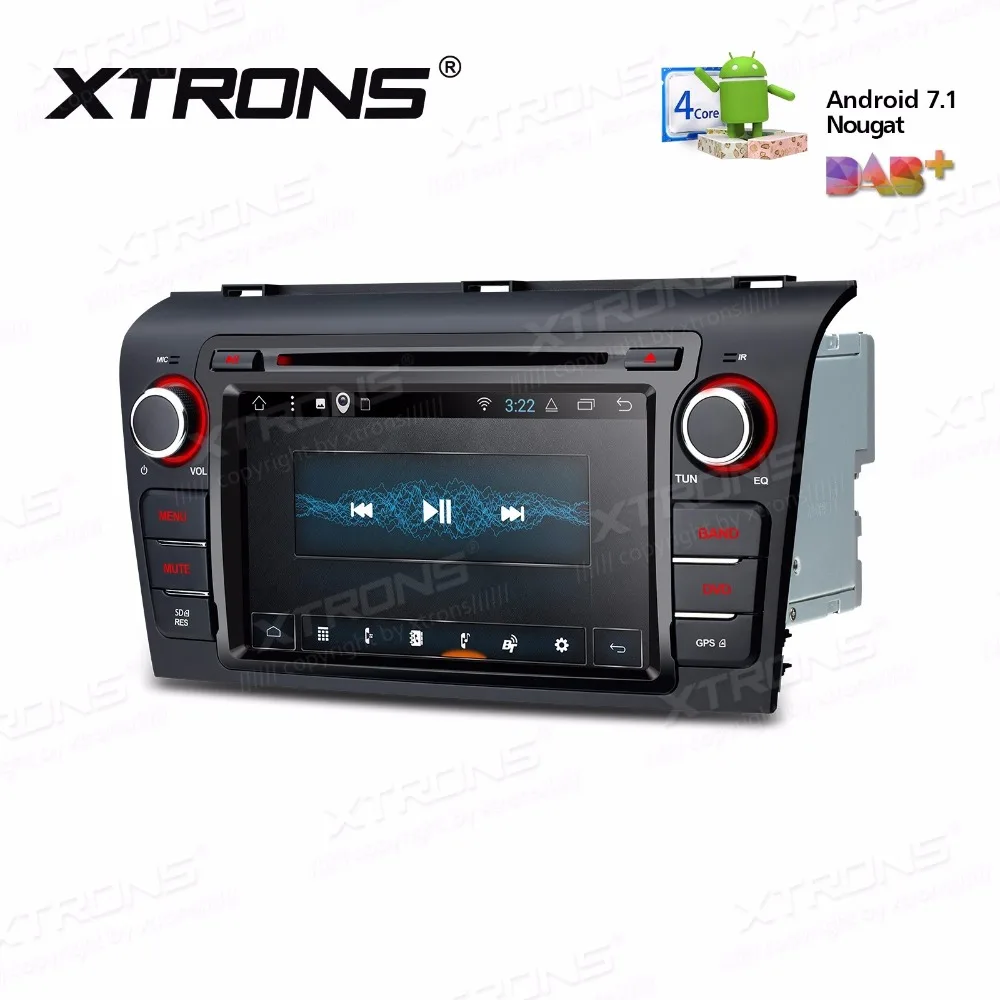 7 &quotРадио четырехъядерный ОС Android 1 nougat автомобильный DVD для Mazda 3 2004 2009 с полным