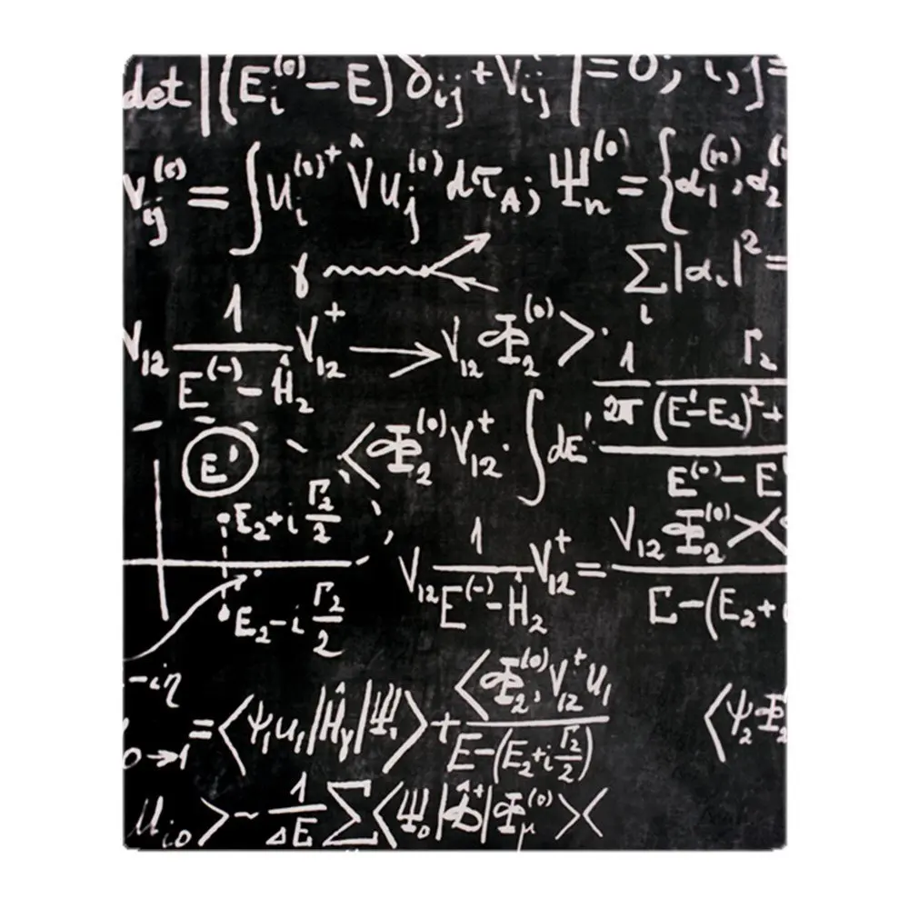 Particle Physics Equations Soft Coral Fleece Fabric Throw Blanket Sofa Bed Travel 58x80 Inch 50X60inch 40X50inch | Дом и сад