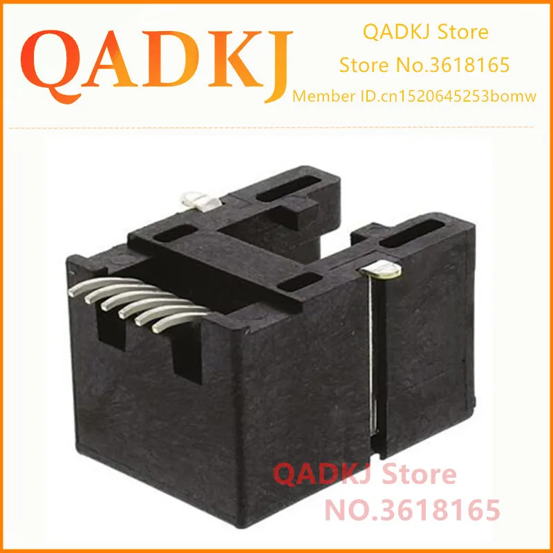 5 шт./лот 85502-5007 CONN MOD JACK 6P6C R/UNSHLD 6/6 способ r/низкая и