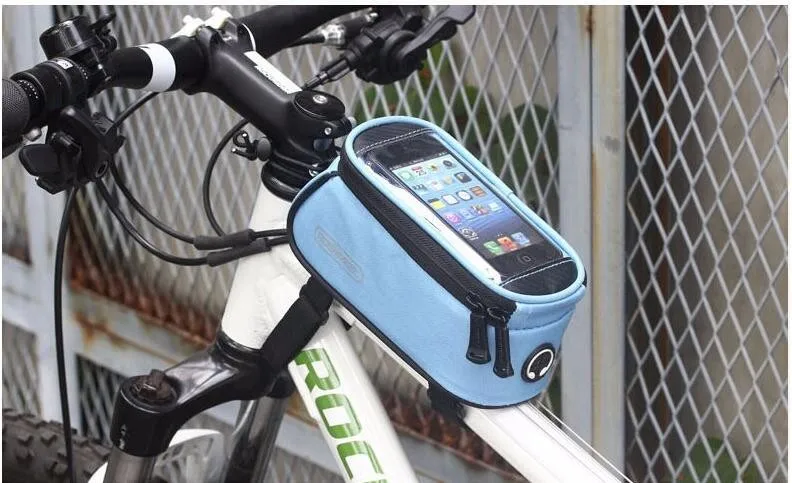 Cheap ROSWHEEL Outdoor Waterproof Cycling Bicycle Bag MTB Bike Frame Tube Panniers Touchscreen Phone Case Reflective Bags 4.2"4.8"5.5" 1 Cheap ROSWHEEL Outdoor Waterproof Cycling Bicycle Bag MTB Bike Frame Tube Panniers Touchscreen Phone Case Reflective Bags 4.2"4.8"5.5" 1