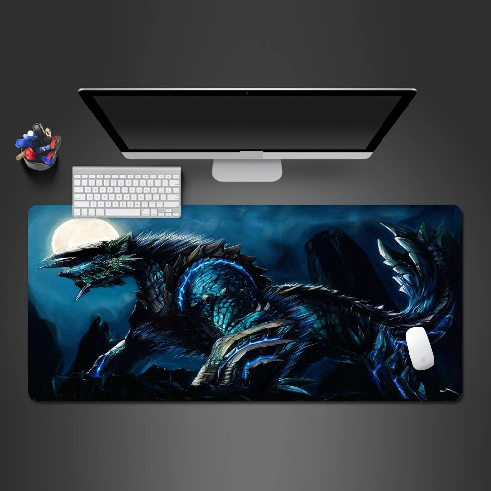 

Cool Handsome Wolf Mechanical Violence Mouse Pad High Quality Natural Rubber Wear Big Mouse Pad Screen Desktop Keyboard Mat