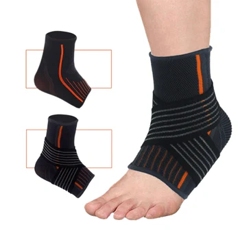 1 pcs Stretch zelfopwarming Enkelbrace Guard Veiligheid Sport Enkel Beschermer voor Voetbal Basketbal Taekwondo Badminton