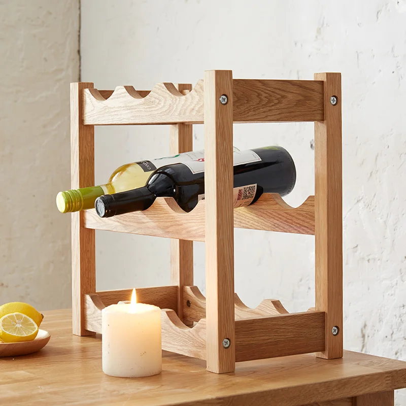 Oak Wood Wine Rack Wine Holderin Wine Racks from Home & Garden on