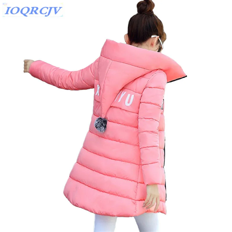 

Winter jacket women Down cotton parkas Thicken students coat Plus size Horn cap Outerwear female Slim Cotton-padded jackets N217
