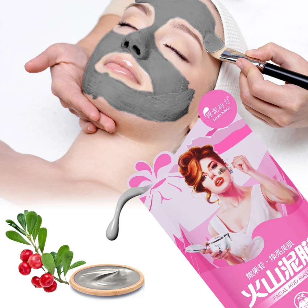 Skin Care Facial Mask Mud Mascara Body Spa Vitamin C Essence Face Whitening Mud Mask Oil-control Shrink Pore Acne Skincare (5)