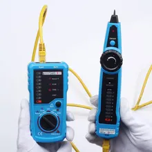 1 комплект LAN Кабельный тестер детектор линия искатель гаджеты RJ11 RJ45 Cat5 Cat6 телефонный провод сетевой трекер Tracer тонер Ethernet