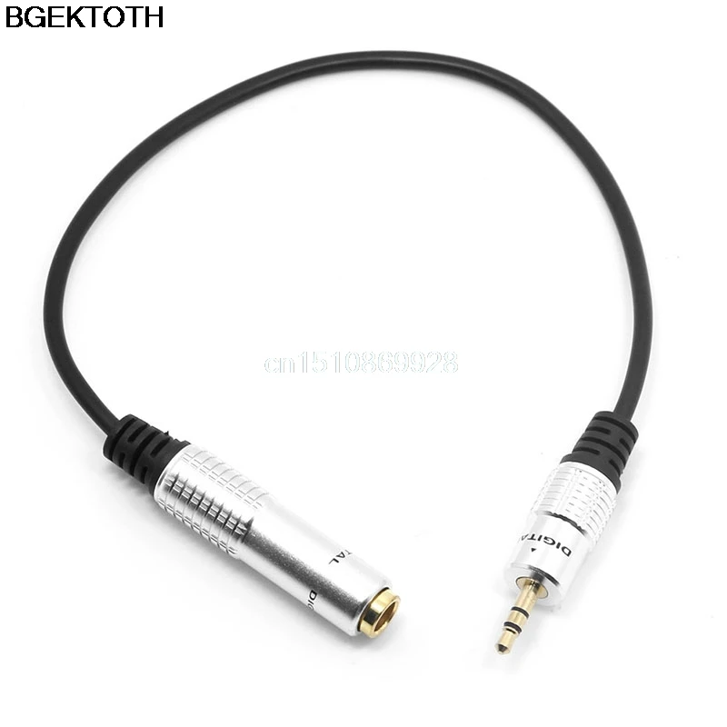 

Aux 6.35mm 1/4" Female to 3.5mm Male Cable Stereo Headphone Plug Adapter