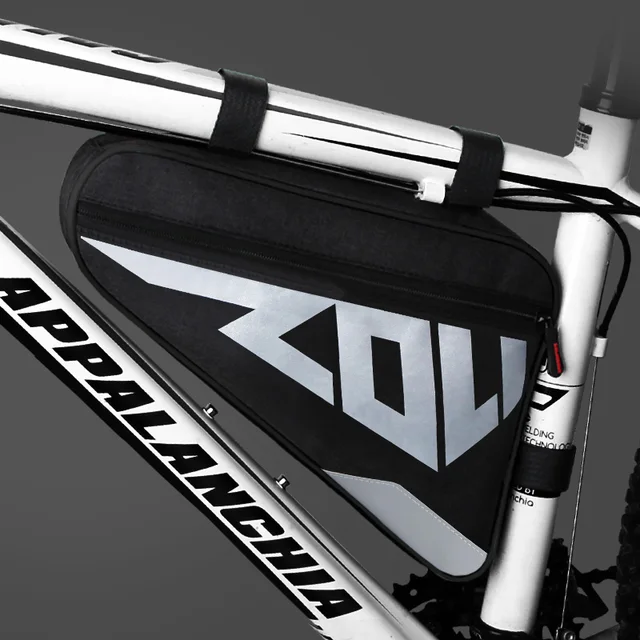 US $12.15 Bike Frame Front Tube Bag Large Bicycle Triangle Bag Waterproof Cycling Bag Pannier Ebike Tool Bag 