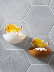 Пенал Мультфильм мыльница пластиковый слив ванная комната настенный ящик для хранения