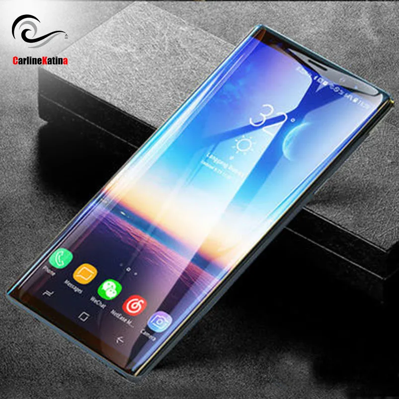Для Samsung galaxy S10 E Plus Note 9 полное покрытие закаленное стекло Защита экрана изогнутые