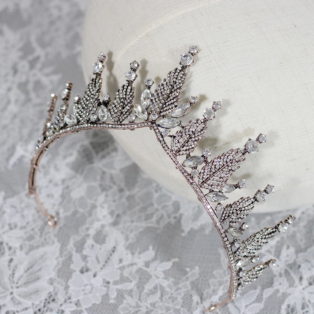 

Vintage Wedding Crown Bridal Headdress Headband Wedding Accessories Women's Accessories