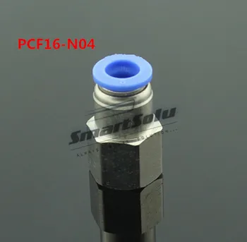 

Free shipping 10pcs/lot 16mm to NPT1/2" Pneumatic Air Fitting , PCF16-N04 pipe fittings push in quick joint connect