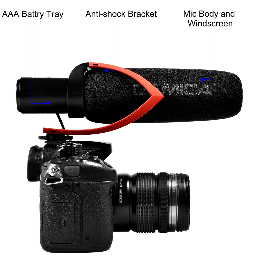 Comica CVM-V30 Shotgun On-Camera Microphone (4)