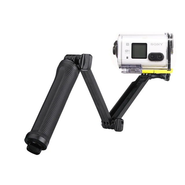 

3 Way Waterproof Monopod Selfie Grip Tripod Mount For sony action cam HDR-AS100V AS300R AS50 AS200V X3000R AEE sport camera