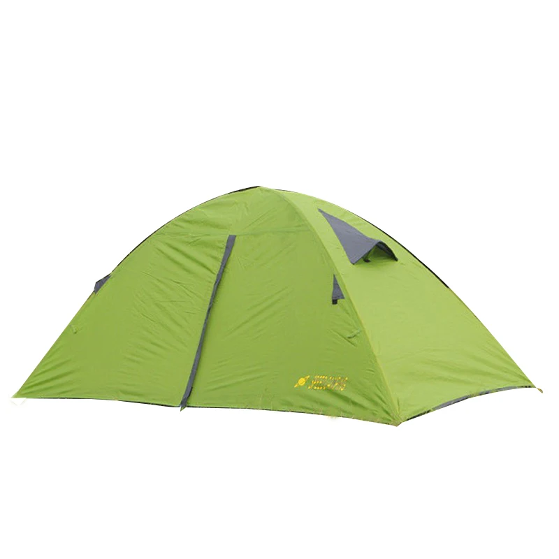 2 Person Ultralight Tent Double Layer Waterproof Tents Aluminum Pole Lightweight Easy Assemble Beach Hiking Camping Tent 1.6 Kg