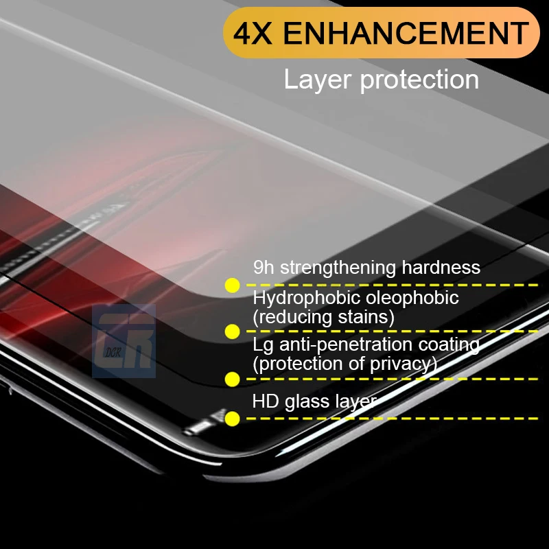 Антишпионское закаленное стекло с полным покрытием для Samsung Galaxy A50 A30 M20 M10 J4 J6 Plus 2018