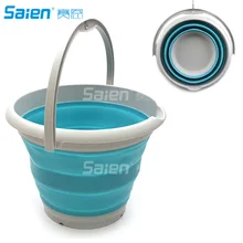 10л(2,6 галлонов) складное пластиковое ведро-Складная круглая Ванна-портативное ведро для воды для рыбалки-экономия пространства на открытом воздухе