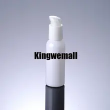 300 шт/партия Емкость 100 мл пэт белая пластиковая бутылка для лосьона для косметической упаковки PWG30