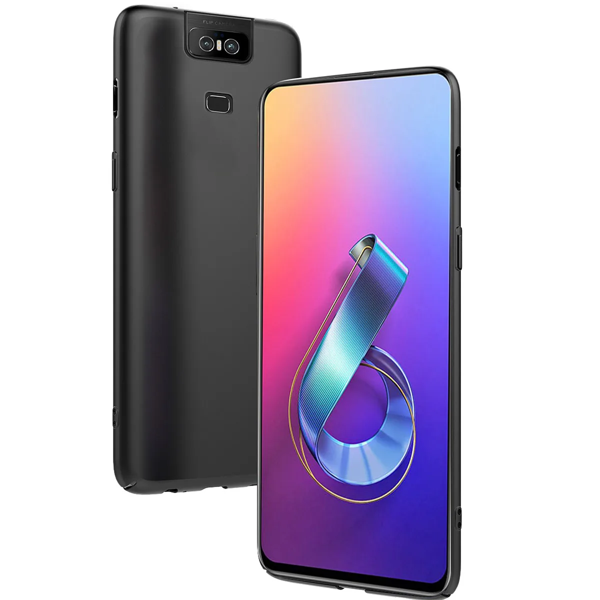 Для Asus Zenfone 6 ZS630KL задний Чехол тонкий мягкий ТПУ противоударный чехол для