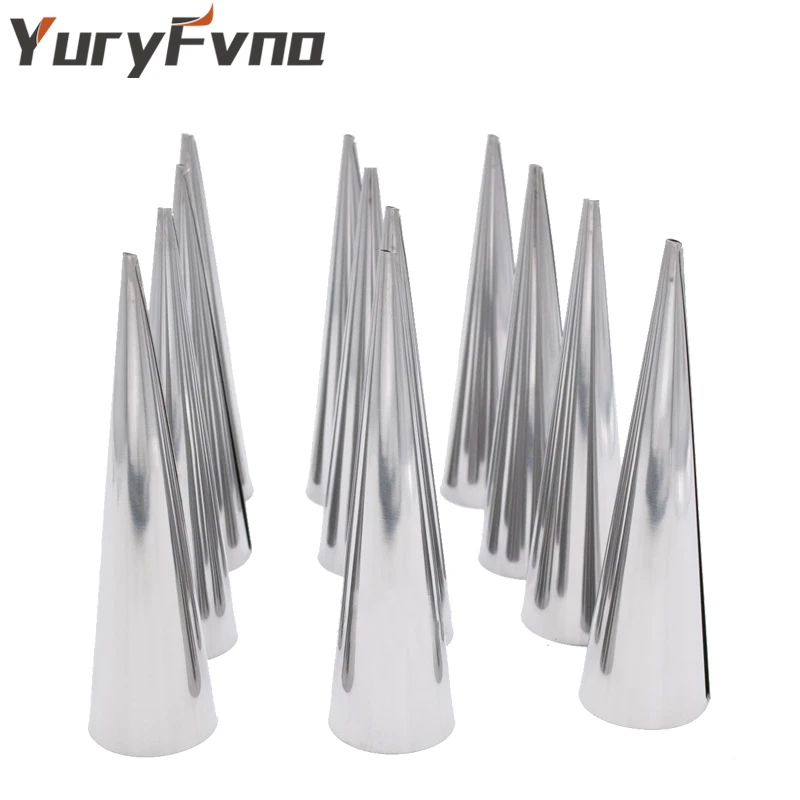 Buy YuryFvna Set of 15 Cream Horn Mold Stainless Steel Conical Tube Cone Pastry
