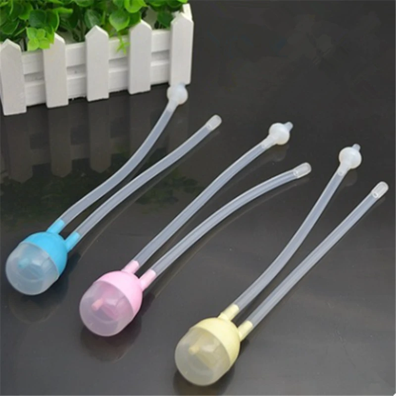 Newborn Baby Safety Nose Cleaner Vacuum Suction Nasal Aspirator Flu Protections Wash Cleaner Nose Protector Cleans Moistens