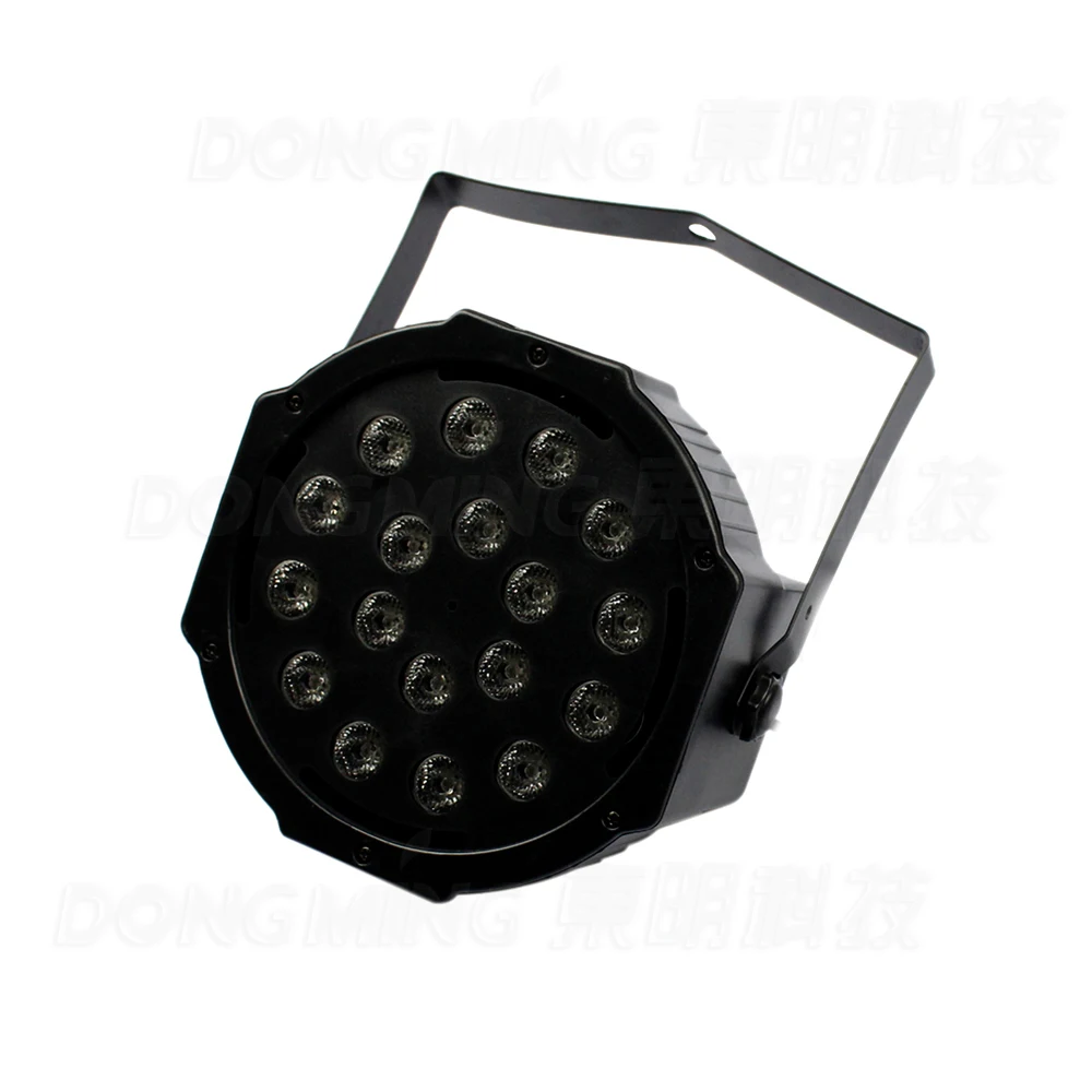 18 Вт светодиодов PAR64 DMX-512 AC 110-220 В светодиодный сценический лазерный свет RGB