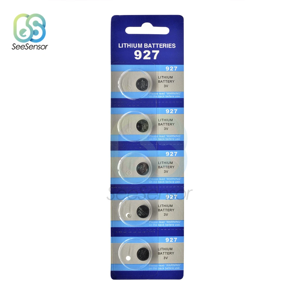 

5pcs 3V CR927 Button Batteries Cell Coin Lithium Battery 927 DL927 BR927 CR927-1W ECR927 5011LC KCR927 LM927