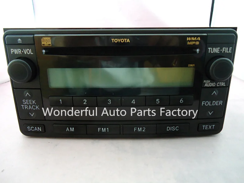 Brand original FUJITSU TEN SINGLE CD TUNER 86120 0D281 FOR TOYOTA