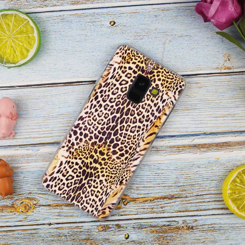Твердый чехол MLLSE с цветной леопардовой текстурой для Samsung Galaxy A10 A20 A30 A40 A50 A70 A20E A2
