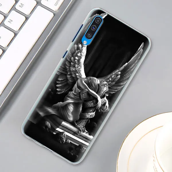 12 Крыло ангела для девочек чехол КРЫШКА ДЛЯ samsung Galaxy A30 A40 A50 A70 A6 A8 плюс A7 A9 M30 чехол для телефона Coque - Цвет: 12