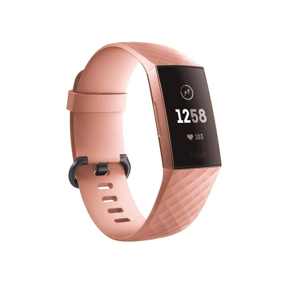 Прочный браслет аксессуары наручный ремешок для Fitbit Charge 3 ремешок для Fitbit Charge 3 часы силиконовый ремень подходит для Bit Charge3 - Цвет: pink
