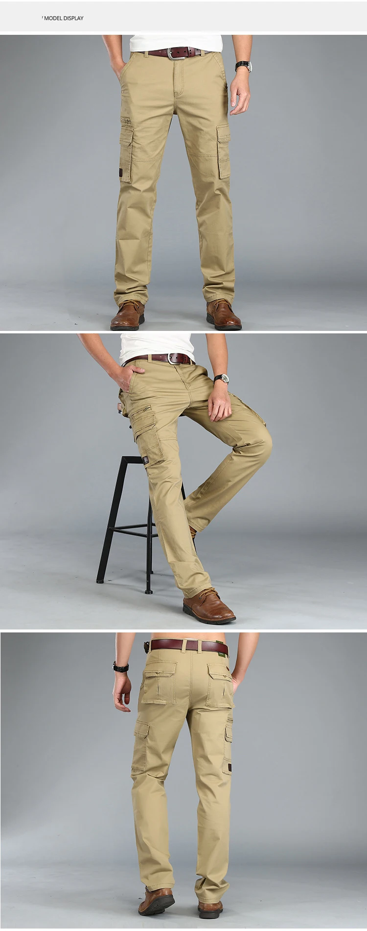 Брендовые весенние брюки-карго мужские брюки повседневные хлопковые военные дышащие тактические брюки со средней талией с несколькими