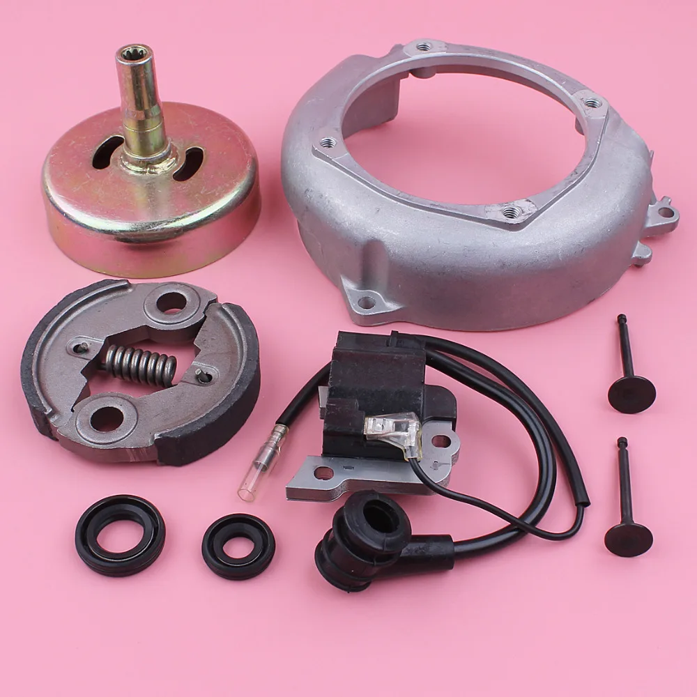9 Tooth Clutch Drum Ignition Coil For Honda GX35 GX 35 Flywheel Fan