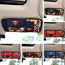 Мультяшный автомобильный солнцезащитный козырек CD держатель сумка для хранения DVD карты чехол для хранения лицензии Органайзер солнцезащитный козырек украшения Сумки Карманы