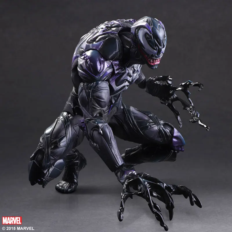 Play Arts KAI Spiderman Venom Marvel Universe Variant фигурка коллекция игрушек 26 см KT1699