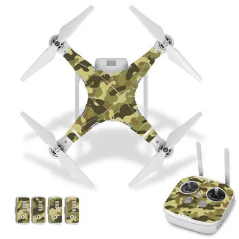 

New Protector Cover Skin Sticker for DJI Phantom 3 Skin Sticker for Shell + Controller for DJI 3 Accessories Decal Vinyl