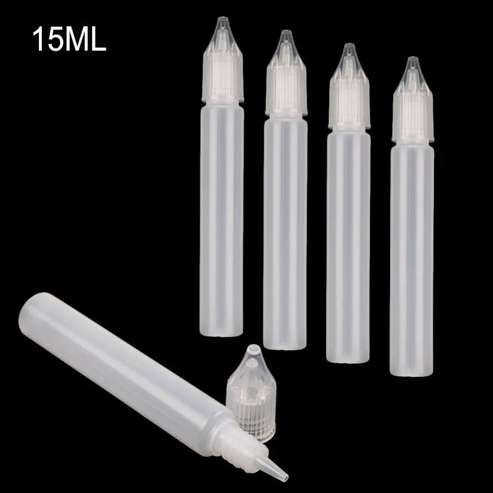 5Pcs 15ML Glue Applicator Needle Squeeze Bottle for Paper Quilling DIY Scrapbooking Craft Tool | Дом и сад