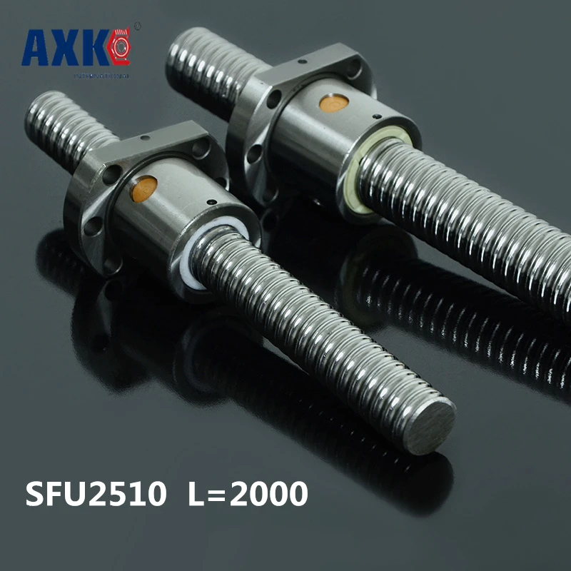 2018 Sale Direct Selling Steel Rodamientos Thrust Bearing 2pcs Sfu2510 2000mm Rm2510 Rolled Ball Screw +2pcs Ballnut 2018 Sale Direct Selling Steel Rodamientos Thrust Bearing 2pcs Sfu2510 2000mm Rm2510 Rolled Ball Screw +2pcs Ballnut