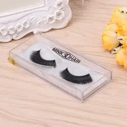 3D Полный Газа Lashes норки крест макияж Накладные ресницы Мягкая ресницы расширение ручной 1 пара