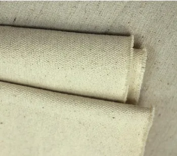

Thicker for bed sheets tablecloths lining DIY handmade 350g/yard 150CM Natural pure white 100% cotton fabric canvas crude fabric