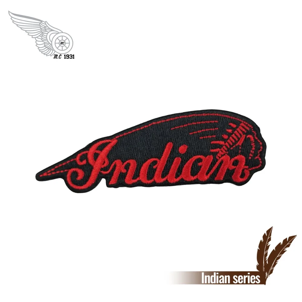 Indian Motorcyles Logo Iron On Biker Patch 1