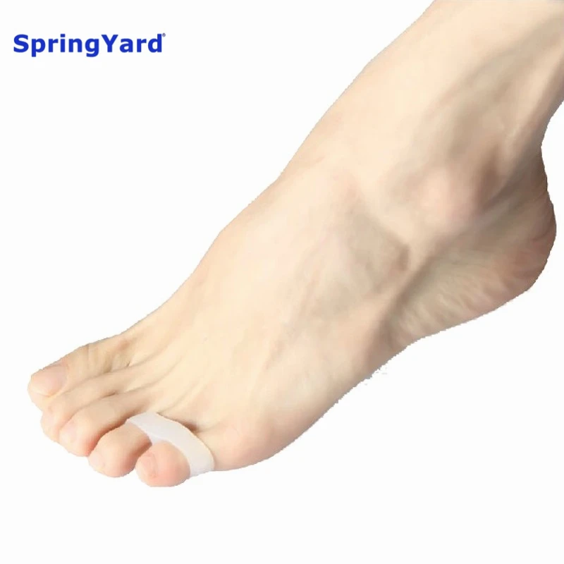 

SpringYard (2 pairs/lot) Gel Small Toe Separator Overlapping Toes Hallux Valgus Orthopedic Soft Cushion Foot Care