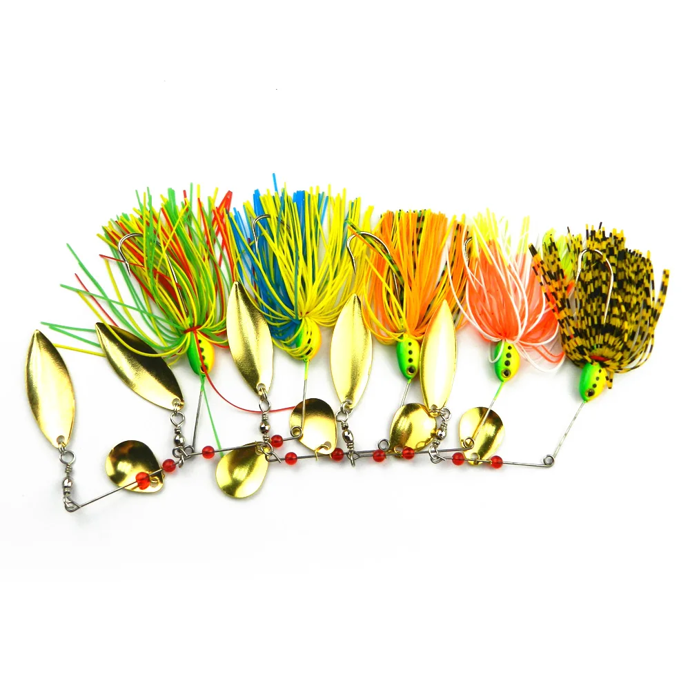 HENGJIA fishing spinner 20pcs 16.3G spinner bait,buzz bait,fishing lure